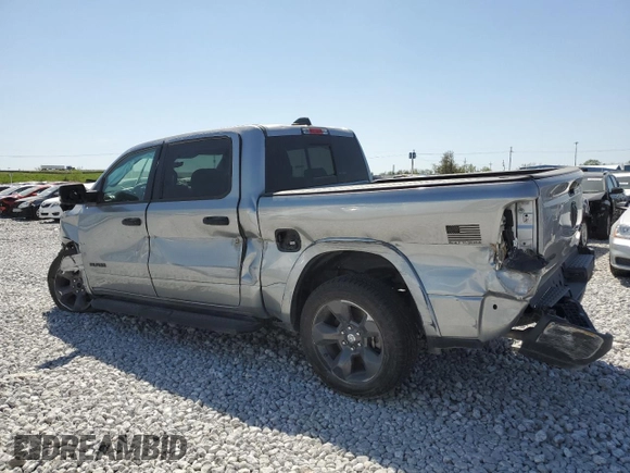 2024 Ram 1500 Big Horn with VIN 1C6SRFFT0RN179540, listed as a Copart auction lot 52899215 with 14,639 mi miles and Salvage title. Bid and sale history available at DreamBid. Image 2.