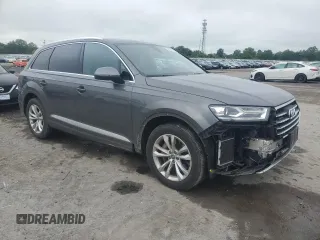 2019 Audi Q7 Premium with VIN WA1AAAF76KD009139, listed as a Copart auction lot 58584985 with 61,867 mi miles and Salvage title. Bid and sale history available at DreamBid. Image 4.