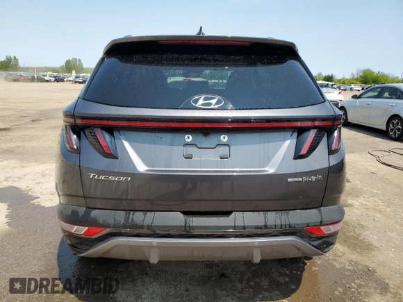 2024 Hyundai Tucson with VIN KM8JDDD28RU184438, listed as a Copart auction lot 59365805 with 15,113 mi miles and Salvage title. Bid and sale history available at DreamBid. Image 6.