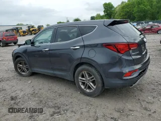 2018 Hyundai Santa Fe 2.4L z VIN 5XYZTDLB4JG553426, wystawiony jako Copart lot #54609875 z przebiegiem 93 328 mil mil oraz Szkoda całkowita • Salvage title. Historia ofert i sprzedaży dostępna na DreamBid. Obrazek 2.
