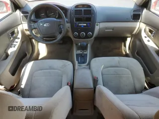 2008 Kia Spectra EX with VIN KNAFE122685509781, listed as a Copart auction lot 60413084 with 73,808 mi miles and Clean Title. Bid and sale history available at carsss.com. Image 8.