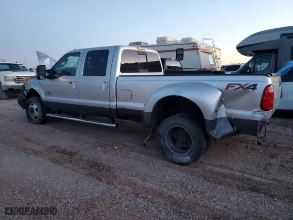 2014 Ford Super Duty F-350 DRW XLT with VIN 1FT8W3DT2EEA65921, listed as a Copart auction lot 85240494 with 246,190 mi miles and Salvage Title. Bid and sale history available at carsss.com. Image 2.