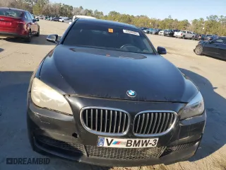 2013 BMW 7 Series 740Li with VIN WBAYE4C54DD137568, listed as a Copart auction lot 43586685 with 181,796 mi miles and Clean Title. Bid and sale history available at carsss.com. Image 5.