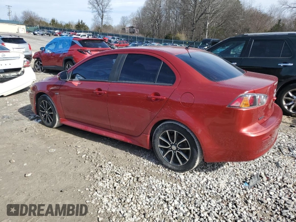 2017 Mitsubishi Lancer ES with VIN JA32U2FU8HU002553, listed as a Copart auction lot 45399815 with 136,502 mi miles and Salvage Title. Bid and sale history available at carsss.com. Image 2.