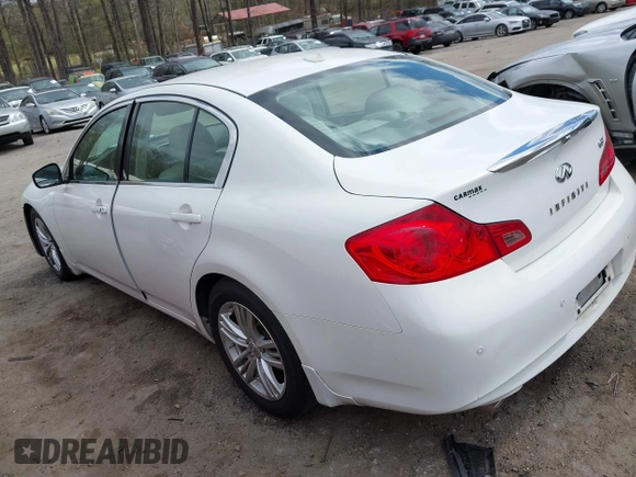 2010 Infiniti G37 Sedan Journey with VIN JN1CV6AP8AM203647, listed as a IAAI auction lot 41826492 with 167,800 mi miles. Bid and sale history available at carsss.com. Image 3.