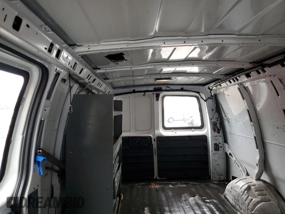 2013 Chevrolet Express Cargo Van with VIN 1GCWGGCAXD1156632, listed as a Copart auction lot 42946155 with 293,180 mi miles and Clean Title. Bid and sale history available at carsss.com. Image 10.
