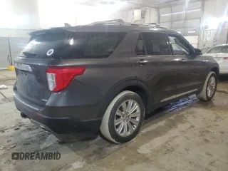 2020 Ford Explorer Limited with VIN 1FM5K8FW1LGC23133, listed as a Copart auction lot 40035984 with 38,642 mi miles. Bid and sale history available at carsss.com. Image 3.