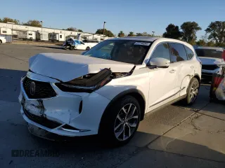 2024 Acura MDX w/Technology Package with VIN 5J8YE1H49RL008595, listed as a Copart auction lot 77710264 with 22,143 mi miles and Salvage Title. Bid and sale history available at carsss.com. Image 1.