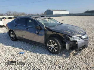 2017 Acura TLX with VIN 19UUB1F32HA003881, listed as a Copart auction lot 44217035 with 0 mi miles and Salvage Title. Bid and sale history available at carsss.com. Image 4.