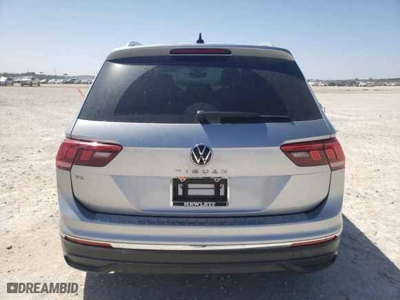 2022 Volkswagen Tiguan SE with VIN 3VV3B7AX8NM059377, listed as a Copart auction lot 47700895 with 32,281 mi miles and Salvage Title. Bid and sale history available at carsss.com. Image 6.