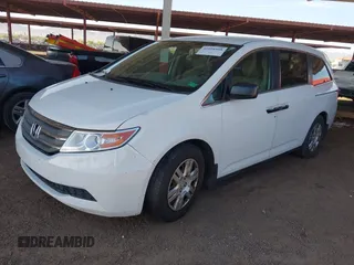 2013 Honda Odyssey LX with VIN 5FNRL5H2XDB028879, listed as a IAAI auction lot 41958988 with 49,868 mi miles and . Bid and sale history available at carsss.com. Image 17.