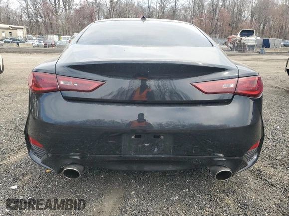 2017 Infiniti Q60 Premium with VIN JN1CV7EKXHM110109, listed as a Copart auction lot 49949525 with 45,424 mi miles and Salvage title. Bid and sale history available at DreamBid. Image 6.
