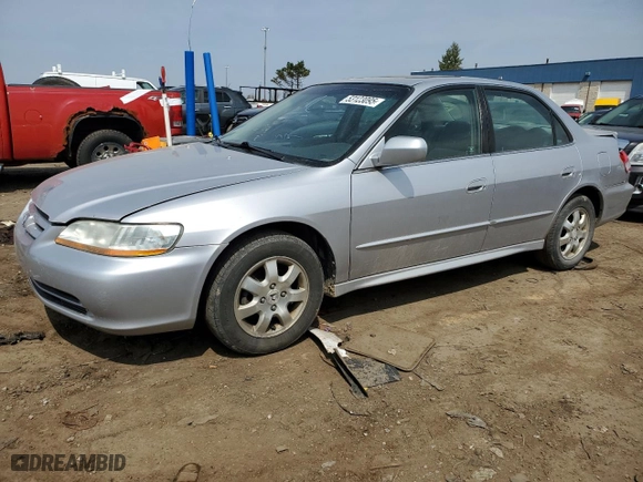2002 Honda Accord Sdn EX with VIN 1HGCG56662A038798, listed as a Copart auction lot 53123095 with 121,794 mi miles and Salvage Title. Bid and sale history available at carsss.com. Image 1.