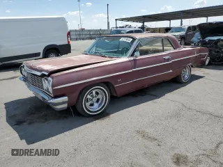1964 Chevrolet Impala с VIN 41847J307776, выставлен на аукционе Copart как лот 63315644 с пробегом 482 454 миль миль и Списание • Salvage title. История ставок и продаж доступна на DreamBid. Изображение 1.