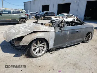 2021 Audi A5 Cabriolet Premium z VIN WAU2AGF57MN002982, wystawiony jako Copart lot #55058275 z przebiegiem Nie podano mil oraz Nie do naprawy • Non repairable. Historia ofert i sprzedaży dostępna na DreamBid. Obrazek 1.