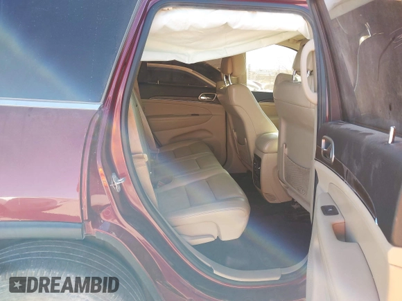 2017 Jeep Grand Cherokee Limited with VIN 1C4RJEBG3HC920436, listed as a IAAI auction lot 41724002 with 77,716 mi miles. Bid and sale history available at carsss.com. Image 8.