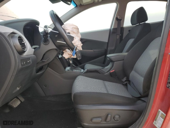 2021 Hyundai Kona SEL Plus with VIN KM8K6CAA7MU602940, listed as a Copart auction lot 82282504 with 45,316 mi miles and Salvage Title. Bid and sale history available at carsss.com. Image 7.