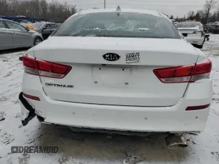 2019 Kia Optima LX with VIN 5XXGT4L31KG369860, listed as a Copart auction lot 45542435 with 126,119 mi miles and Salvage Title. Bid and sale history available at carsss.com. Image 6.