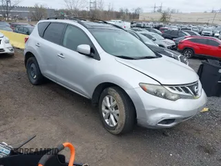 2011 Nissan Murano SL with VIN JN8AZ1MW1BW186151, listed as a IAAI auction lot 41876579 with 154,710 mi miles. Bid and sale history available at carsss.com. Image 1.