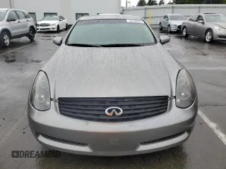 2005 Infiniti G35 Coupe with VIN JNKCV54E15M419345, listed as a Copart auction lot 43798075 with 187,908 mi miles and Salvage Title. Bid and sale history available at carsss.com. Image 5.