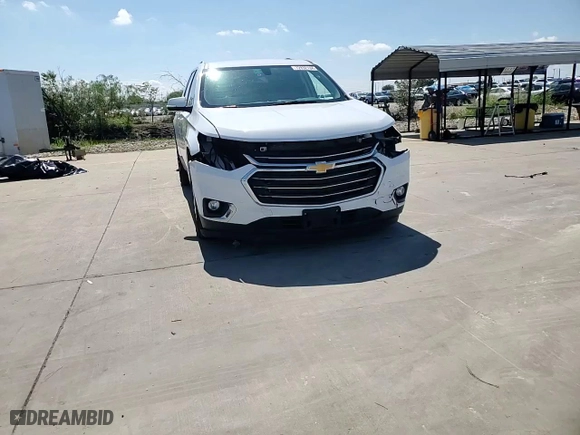 2020 Chevrolet Traverse LT Cloth with VIN 1GNERGKW2LJ282962, listed as a Copart auction lot 72892784 with 53,841 mi miles and Clean Title. Bid and sale history available at carsss.com. Image 15.