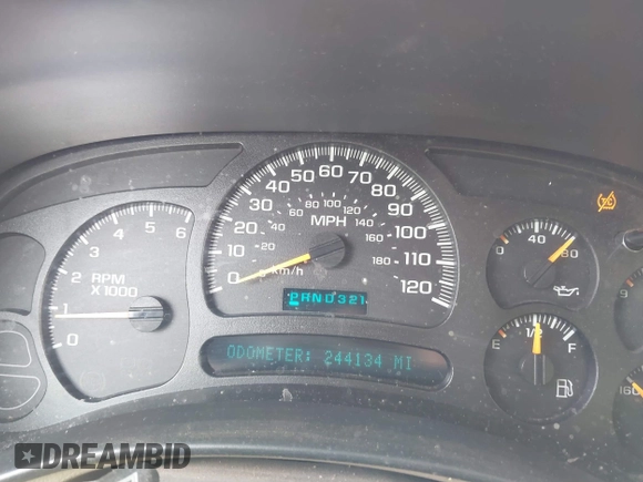 2005 GMC Yukon XL SLT with VIN 3GKEC16Z75G107756, listed as a IAAI auction lot 41712558 with 244,134 mi miles. Bid and sale history available at carsss.com. Image 7.