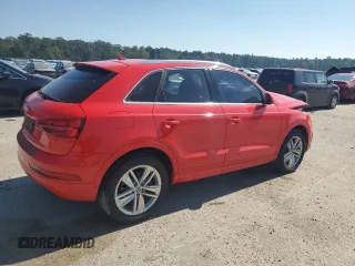 2016 Audi Q3 Premium Plus with VIN WA1BFCFS6GR015295, listed as a Copart auction lot 76008214 with 58,843 mi miles and Salvage title. Bid and sale history available at DreamBid. Image 3.