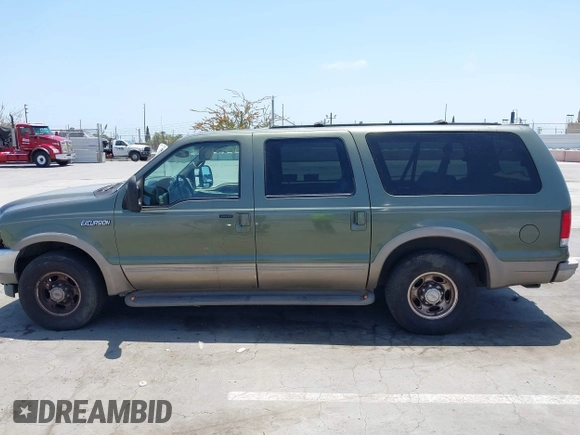 2001 Ford Excursion Limited with VIN 1FMNU42S91EA39377, listed as a IAAI auction lot 42359734 with 156,168 mi miles and . Bid and sale history available at DreamBid. Image 15.