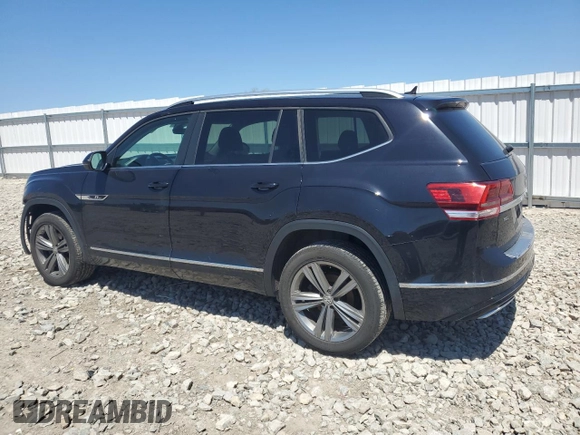 2019 Volkswagen Atlas SEL R-Line with VIN 1V2RR2CA2KC564925, listed as a Copart auction lot 56022725 with 111,822 mi miles and Salvage title. Bid and sale history available at DreamBid. Image 2.