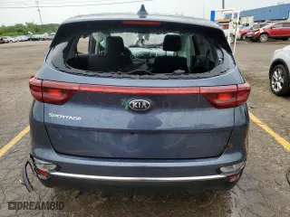 2020 Kia Sportage LX with VIN KNDPM3AC4L7779301, listed as a Copart auction lot 60274384 with 27,820 mi miles and Non Repairable. Bid and sale history available at carsss.com. Image 6.