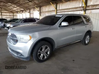 2012 Dodge Durango SXT with VIN 1C4RDHAG9CC257859, listed as a Copart auction lot 63646555 with 195,448 mi miles and Clean title. Bid and sale history available at DreamBid. Image 1.