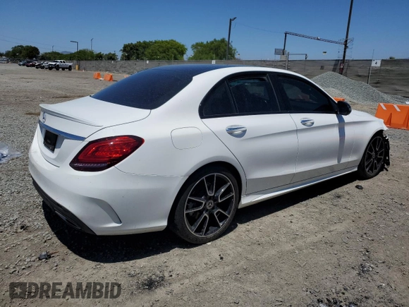 2019 Mercedes-Benz C 300 z VIN 55SWF8DB9KU298764, wystawiony jako Copart lot #57263505 z przebiegiem 95 037 mil mil oraz Szkoda całkowita • Salvage title. Historia ofert i sprzedaży dostępna na DreamBid. Obrazek 3.