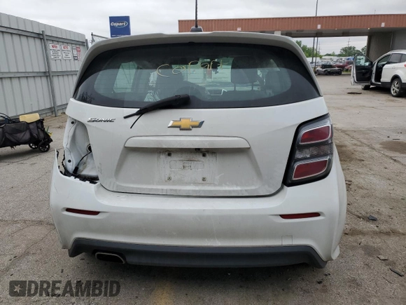 2017 Chevrolet Sonic LT with VIN 1G1JG6SH0H4177229, listed as a Copart auction lot 58264135 with 120,953 mi miles and Salvage title. Bid and sale history available at DreamBid. Image 6.