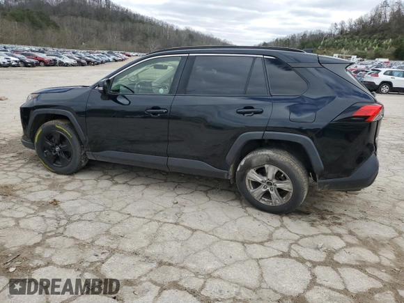 2019 Toyota RAV4 XLE with VIN JTMP1RFVXKD508099, listed as a Copart auction lot 51432015 with 90,487 mi miles and Salvage Title. Bid and sale history available at DreamBid. Image 2.
