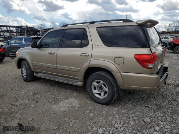 2006 Toyota Sequoia Limited with VIN 5TDBT48A16S268999, listed as a Copart auction lot 46572655 with 206,496 mi miles and Clean Title. Bid and sale history available at carsss.com. Image 2.