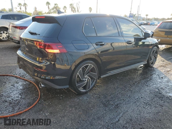 2024 Volkswagen Golf GTI S with VIN WVWGA7CD5RW155446, listed as a Copart auction lot 86428564 with 9,019 mi miles and Salvage Title. Bid and sale history available at carsss.com. Image 3.