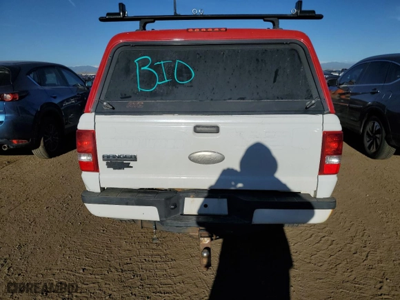 2011 Ford Ranger XLT with VIN 1FTLR4FE1BPA92016, listed as a Copart auction lot 50450545 with 203,496 mi miles and Clean Title. Bid and sale history available at carsss.com. Image 6.