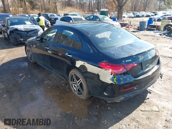 2022 Mercedes-Benz C 300 with VIN W1KAF4HBXNR044290, listed as a IAAI auction lot 41395266 with 14,134 mi miles and . Bid and sale history available at DreamBid. Image 3.