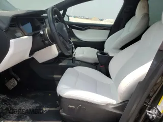 2020 Tesla Model X Long Range with VIN 5YJXCBE23LF302660, listed as a Copart auction lot 54181524 with 46,537 mi miles and Salvage Title. Bid and sale history available at DreamBid. Image 7.