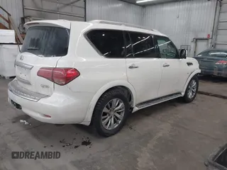 2017 Infiniti QX80 z VIN JN8AZ2NC9H9430498, wystawiony jako IAAI lot #41579847 z przebiegiem 133 321 mil mil oraz . Historia ofert i sprzedaży dostępna na DreamBid. Obrazek 4.