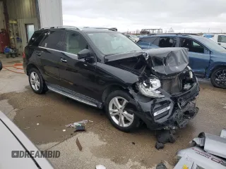 2013 Mercedes-Benz M 350 with VIN 4JGDA5JB6DA232335, listed as a Copart auction lot 51833395 with Not Provided miles and Salvage Title. Bid and sale history available at DreamBid. Image 4.