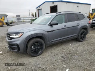 2023 Volkswagen Atlas SEL R-Line Black z VIN 1V2SR2CA0PC552989, wystawiony jako Copart lot #78091744 z przebiegiem 37 644 mil mil oraz Szkoda całkowita • Salvage title. Historia ofert i sprzedaży dostępna na DreamBid. Obrazek 1.