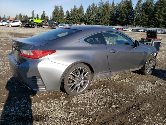 2017 Lexus RC 350 with VIN JTHSE5BCXH5007419, listed as a Copart auction lot 85610644 with 95,810 mi miles and Salvage title. Bid and sale history available at DreamBid. Image 3.