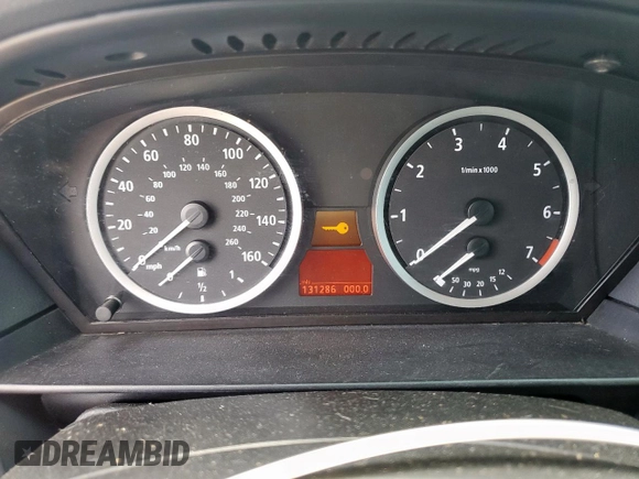 2004 BMW 5 Series 530i with VIN WBANA73524B812815, listed as a Copart auction lot 62161075 with 131,286 mi miles and Clean title. Bid and sale history available at DreamBid. Image 9.