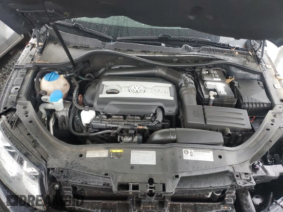 2013 Volkswagen Eos Lux with VIN WVWFW8AH3DV005858, listed as a Copart auction lot 51748545 with 76,624 mi miles and Salvage Title. Bid and sale history available at DreamBid. Image 11.