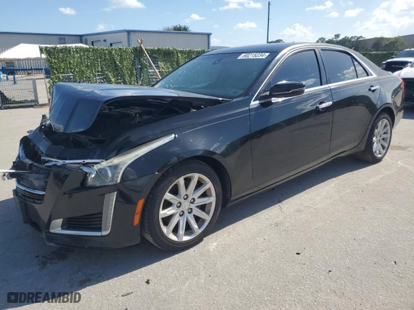 2015 Cadillac CTS Sedan RWD with VIN 1G6AP5SX2F0137573, listed as a Copart auction lot 70205364 with 163,252 mi miles and Non Repairable. Bid and sale history available at carsss.com. Image 1.