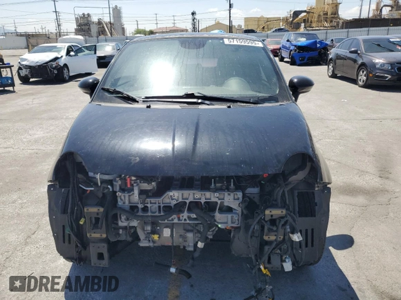2015 FIAT 500e with VIN 3C3CFFGE3FT642311, listed as a Copart auction lot 57159595 with Not provided miles and Clean title. Bid and sale history available at DreamBid. Image 5.