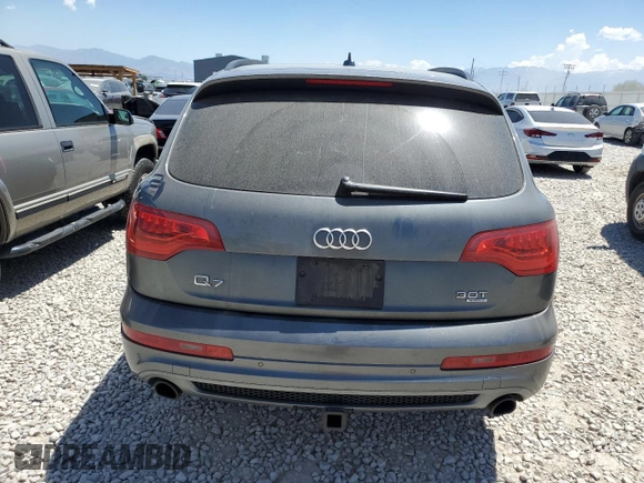 2014 Audi Q7 S line Prestige with VIN WA1DGAFE1ED015963, listed as a Copart auction lot 58558765 with 103,523 mi miles and Clean title. Bid and sale history available at DreamBid. Image 6.
