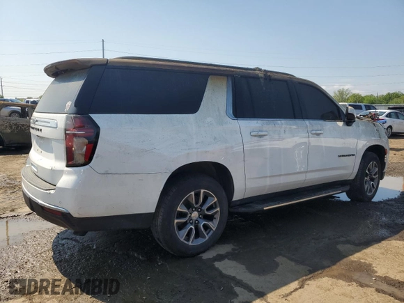 2022 Chevrolet Suburban LS z VIN 1GNSKBKD2NR226789, wystawiony jako Copart lot #54896545 z przebiegiem Nie podano mil oraz Nie do naprawy • Non repairable. Historia ofert i sprzedaży dostępna na DreamBid. Obrazek 3.