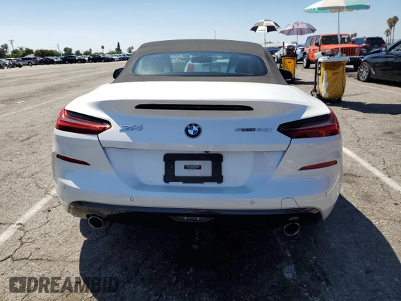 2020 BMW Z4 sDrive30i with VIN WBAHF3C03LWW58294, listed as a Copart auction lot 65419413 with 32,121 mi miles. Bid and sale history available at carsss.com. Image 6.